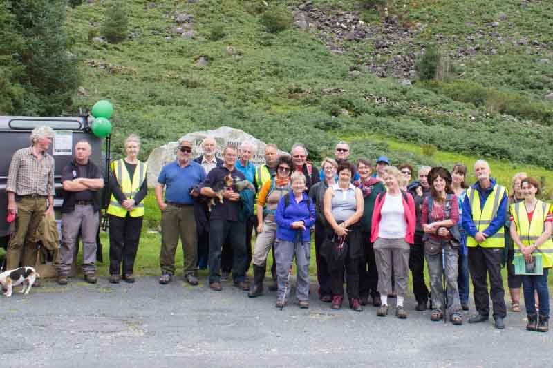 The Adopt a Monument Group at Glenmalure, Co. Wicklow