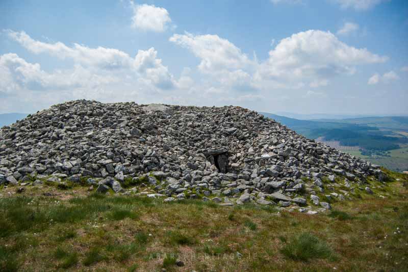 A view of Seefin Passage Tomb in the Wicklow Mountains