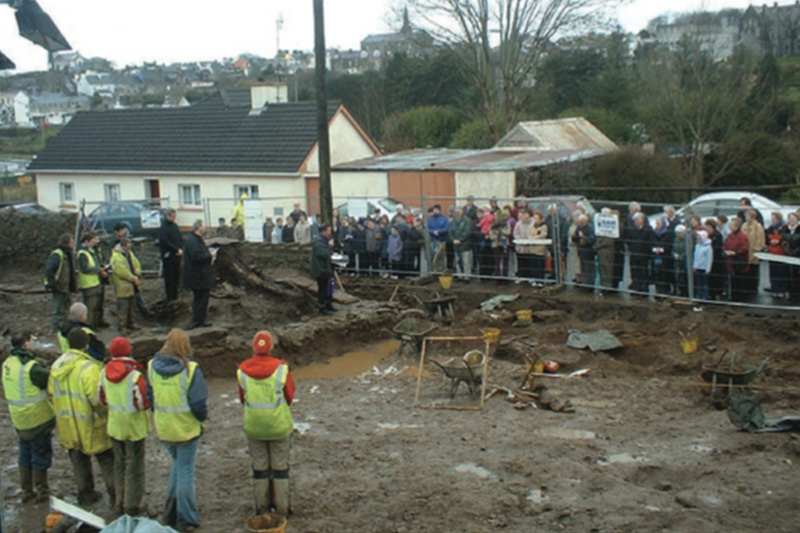 Stories from the Grave Service at Ballyhanna during the excavation of the site (Michael MacDonagh TII).