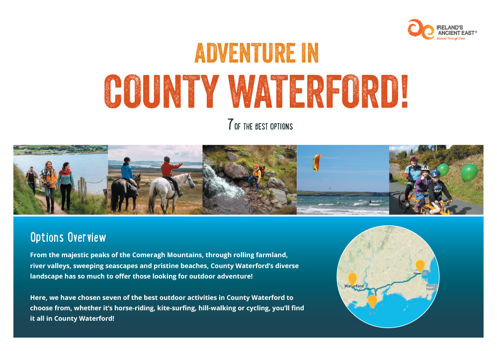 Adventure in Co. Waterford Itinerary Cover - Itinerary Cover
