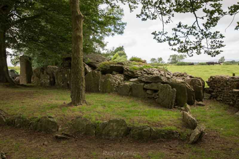 An image of Labbacallee Wedge Tomb, County Cork. This is Ireland's largest wedge tomb and may have been the final resting place for a community of Beaker People
