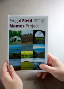Fingal Field Names booklet in hands
