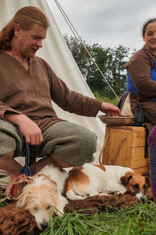 Viking dogs during Heritage Week a vital animals can also be a part of Living History