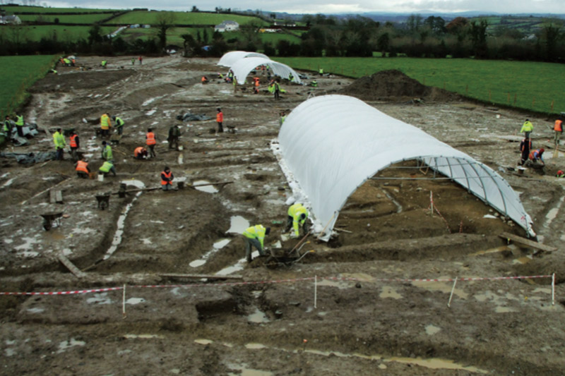 Excavation of a medieval village in County Kildare