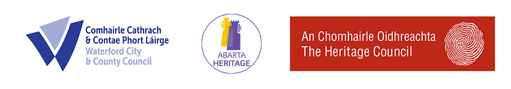 Waterford City and County Council Logo, Abarta Heritage Logo, Heritage Council Logo