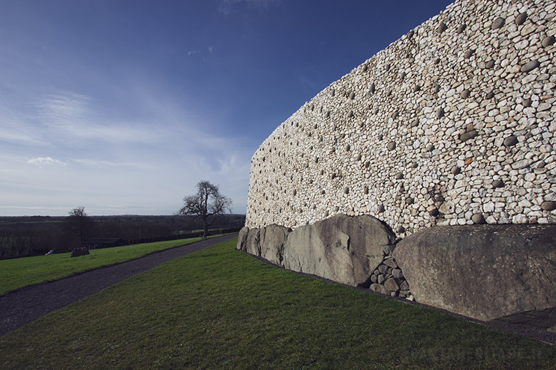 Quartz facade at Newgrange Neolithic Ireland Podcast