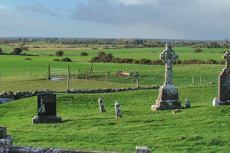 A view from Kilbegly Church over the landscape now traversed by the M6 A Route Through Time