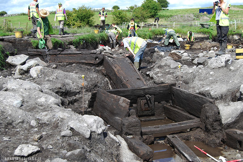 Kilbegly Mill was found during excavation works on the M6 A Route Through Time
