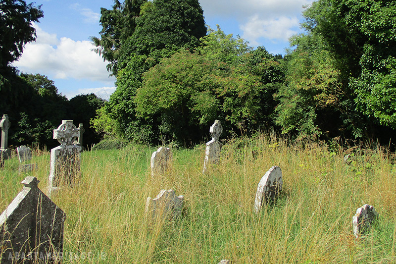 A historic graveyard along the Edenderry Heritage Trail audio guide