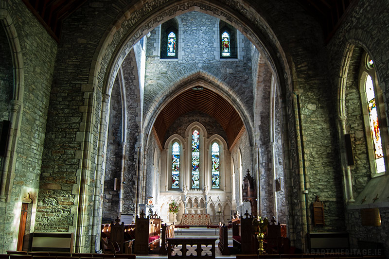 Inside St Brigids Cathedral on the Kildare Town Walking Tour Audio Guide
