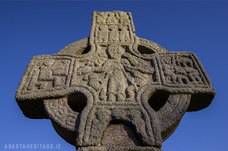 The head of Castledermot high cross