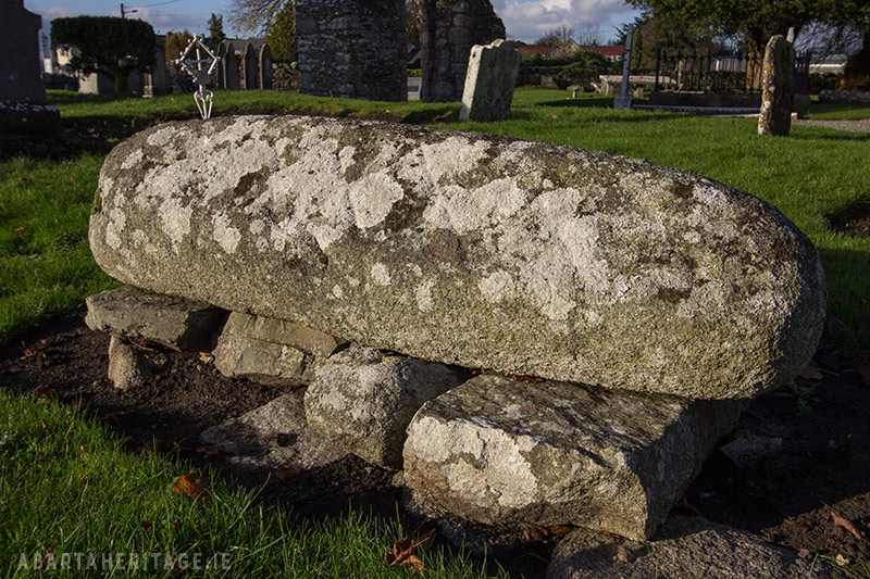 Hogback stone at Castledermot one of the highlights of the Kildare Monastic Trail