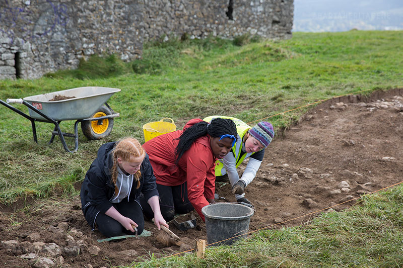 Excavations to reveal the story of the Hellfire Club, our mission was to help people to experience archaeology and learn more about this incredible site