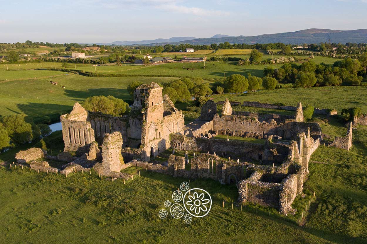 Aerial view of Athassel Priory Tipperary
