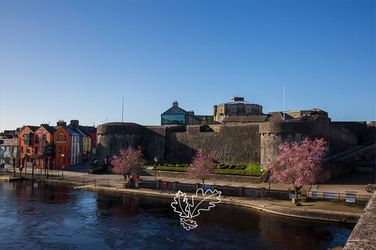 Athlone Castle on the banks of the River Shannon