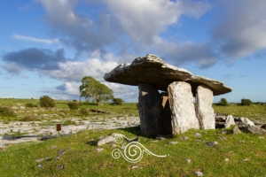 Poulnabrone Dolmen in the heart of the Burren