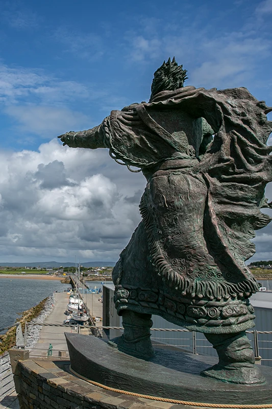 Statue of St Brendan at Fenit Kerry